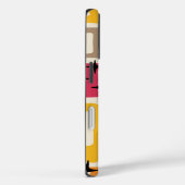 Retro Midden Eeuw Modern Abstract Patroon Case-Mate iPhone Case (Achterkant / Rechts)