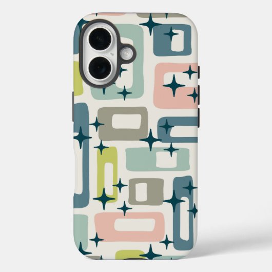 Retro Midden Eeuw Modern Case-Mate iPhone Case (Achterkant)