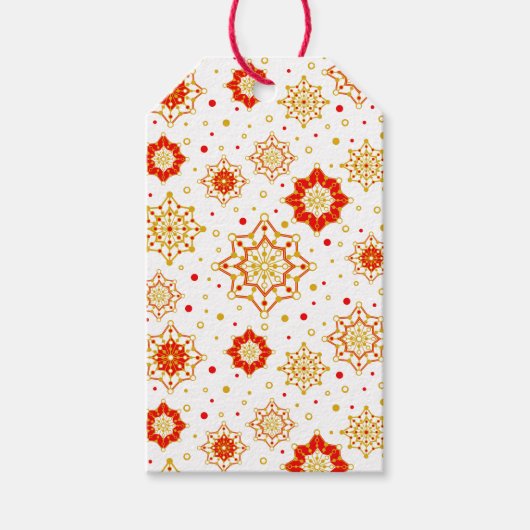 Retro Midden-eeuws modern design Cadeaulabel (Voorkant)