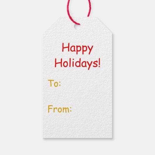 Retro Midden-eeuws modern design Cadeaulabel (Achterkant)