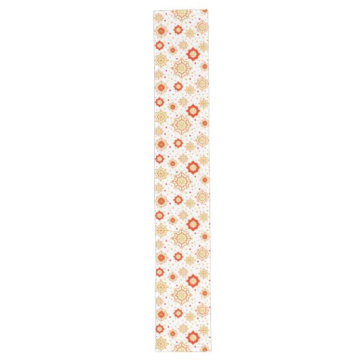 Retro Midden-eeuws modern design Lange Tafelloper (Voorkant)