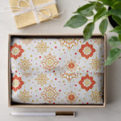 Retro Midden-eeuws modern design Tissuepapier (Geschenk)