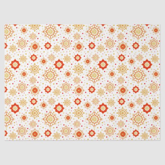 Retro Midden-eeuws modern design Tissuepapier (Voorkant)