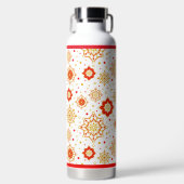 Retro Midden-eeuws modern design Waterfles (Voorkant)