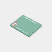 Retro Mideeuw Moderne Vrouw Custom To-Do Lijst Post-it® Notes (Schuin)