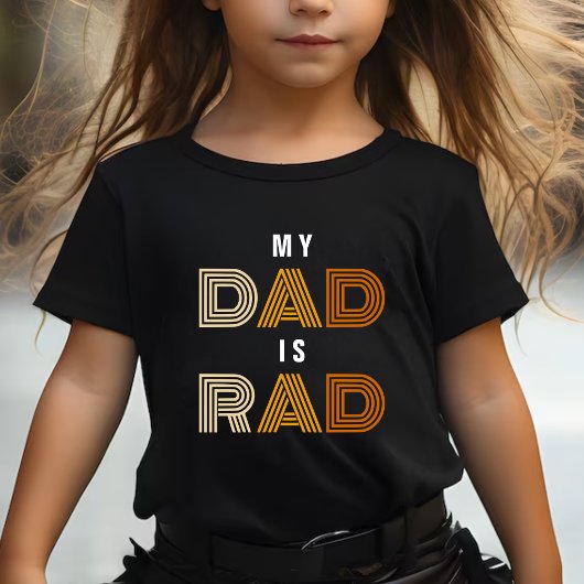 Retro Mijn vader is Rad Kinderen Vaderdag T-shirt