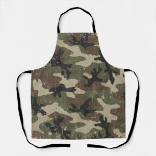 Retro Militair Camouflagepatroon Schort