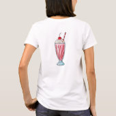 Retro Milkshake T-Shirt | Vintage Cherry Shake   (Dos)