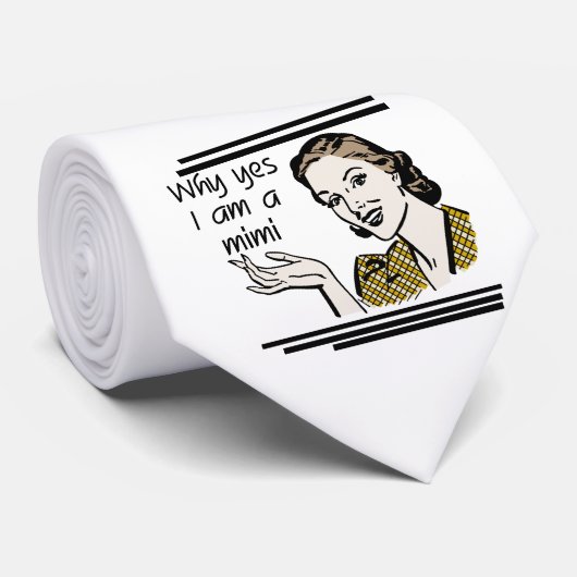 Retro Mimi T-shirts en Giften Stropdas (Opgerold)