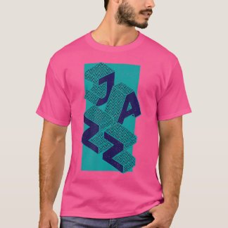 Retro Minimal Jazz Music 90s T-shirt