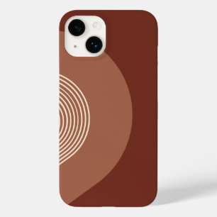 retro-minimalistische regenboog Case-Mate iPhone 14 hoesje