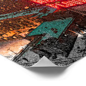  Retro Minneapolis Minnesota Travel Skyline Poster (Hoek)