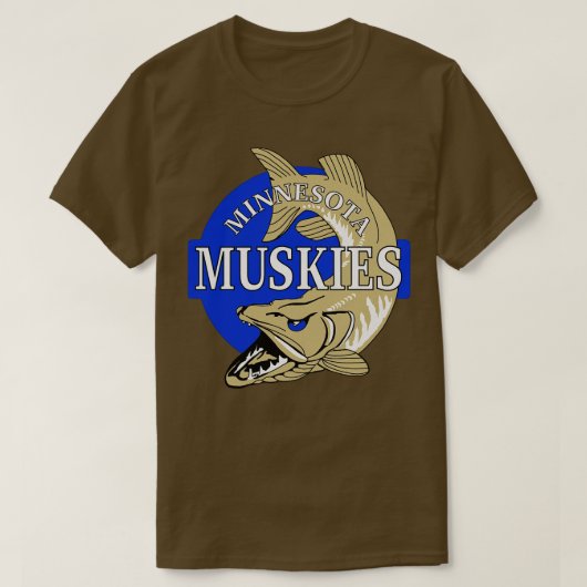 Retro Minnesota Muskies ABA Basketball 1967 TShirt (Design devant)
