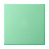 Retro Mint Groen Solid 1950's Kleur  Tegeltje (Voorkant)