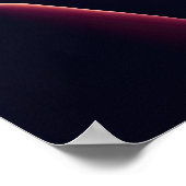 Retro Mirage: Een Synthwave reis Poster (Hoek)