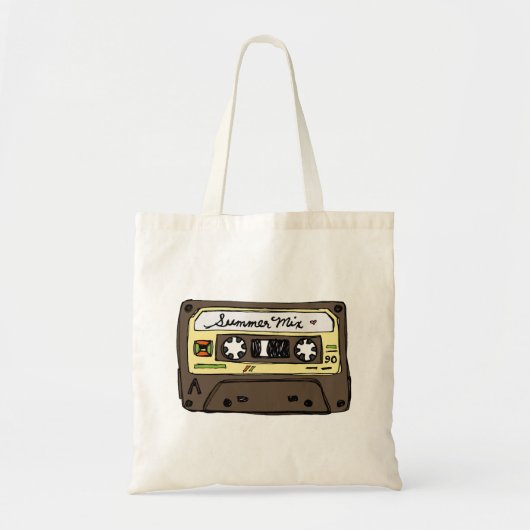 Retro Mixtape Tote Bag (Voorkant)