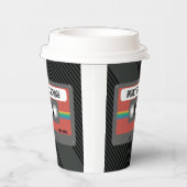 Retro Mixtape verjaardagsfeestje Papieren Bekers (Rechts)