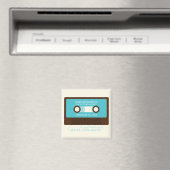 Retro Mixtape Weddenschap opslaan Datum Magneet (Insitu (Vaatwasser))