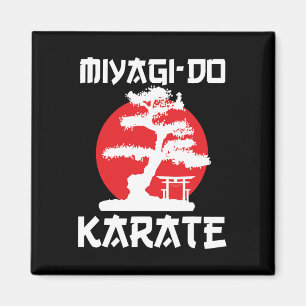 Retro Miyagi-do Karate Life Bonsai Tree Ma Magneet
