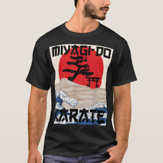 Retro  Miyagi-Do Karate Life Bonsai Tree Ma T-shirt