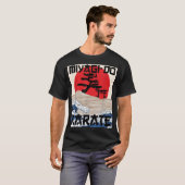 Retro  Miyagi-Do Karate Life Bonsai Tree Ma T-shirt (Voorkant volledig)