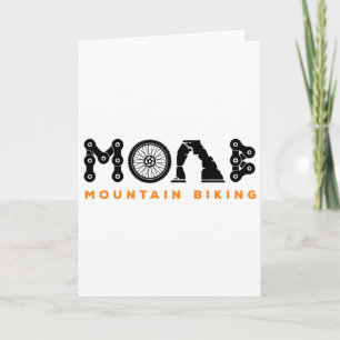 Retro Moab Utah Souvenir Mountainbiken Mtb Trail Kaart