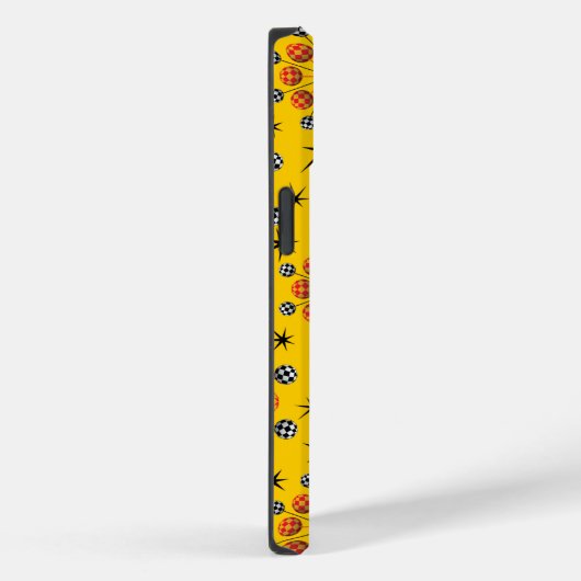 Retro Mod 3D Starbursts Case-Mate iPhone Case (Achterkant / Rechts)