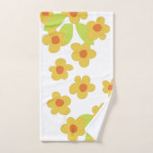 retro mod 60s 70s badhanddoekset bad handdoek (Handdoek)