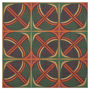 rétro mod 60s les années 70 tissu motif