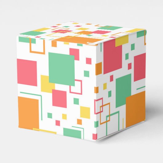 Retro Mod Citrus Bedankdoosjes (Voorkant Zijde)