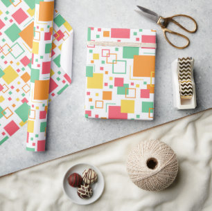 Retro Mod Citrus Cadeaupapier