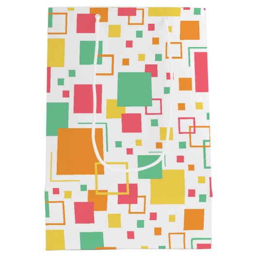 Retro Mod Citrus Medium Cadeauzakje (Achterkant)