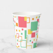 Retro Mod Citrus Papieren Bekers (Rechts)