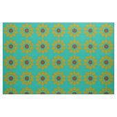 Retro Mod Floral Pattern Stof (Fat Quarter)