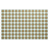 Retro Mod Flower Pattern Stof (Yard (91,4 cm))