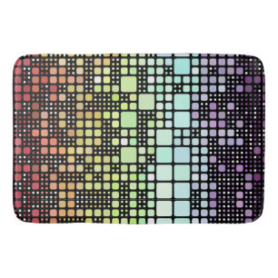 Retro Mod Geometrische Groovy Funky Neurogender Pr Badmat