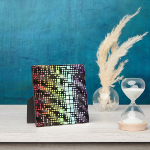 Retro Mod Geometrische Groovy Funky Neurogender Pr Fotoplaat
