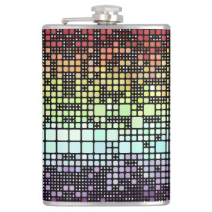 Retro Mod Geometrische Groovy Funky Neurogender Pr Heupfles