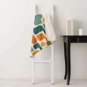 Retro Mod Mozaïek Fleece Deken (In situ)