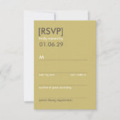 Retro Mod Perfect Stoel Pair Eames Wedding RSVP (Voorkant)