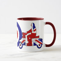 Retro Mod Scooter Boy UK