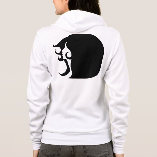 Retro Mod Woman Hoodie (Achterkant)