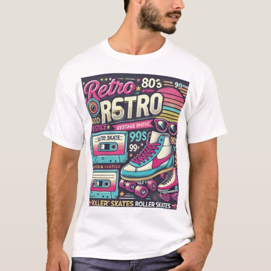Retro Mode & Nostalgie T-shirt (Voorkant)