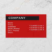 Rétro modèle de carte de visite (Dos)