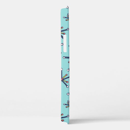 Retro Modern Abstract biologiepatroon Case-Mate iPhone Case (Achterkant / Rechts)