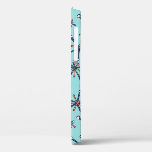 Retro Modern Abstract biologiepatroon Case-Mate iPhone Case (Achterkant / Links)