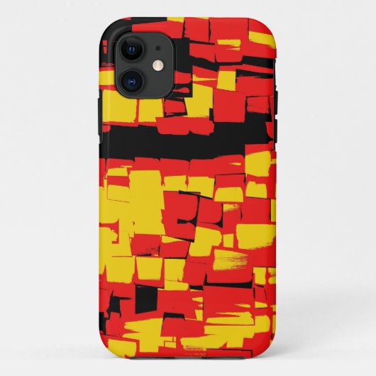 Retro Modern Cubism Art 4 Case-Mate iPhone Case (Achterkant)