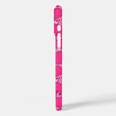 Retro Modern Fish, Fuchsia, Light Pink, Deep Pink Case-Mate iPhone Case (Achterkant / Links)