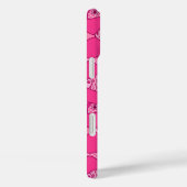 Retro Modern Fish, Fuchsia, Light Pink, Deep Pink Case-Mate iPhone Case (Achterkant / Rechts)