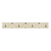 /Retro modern Kerst/winter Grosgrain Lint (Voorkant)